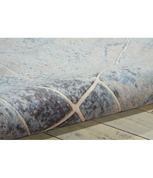 Nourison Somerset Area Rug ST74-Silver/Blue
