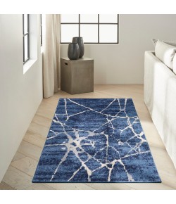 Calvin Klein Ck001 Riverflow - Rfv05 Blue Area Rug 3 ft. 2 in. X 5 ft. Rectangle