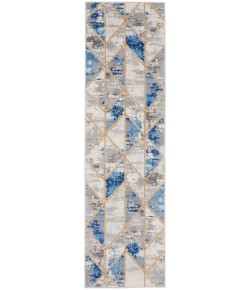 Nourison Elation - Etn12 Grey Multicolor Area Rug 2 ft. 3 in. X 7 ft. 6 in. Runner
