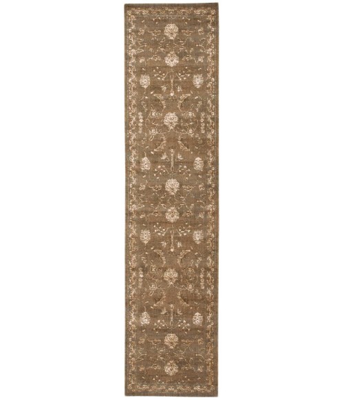 Nourison Silk Elements Runner Area Rug SKE02-Cocoa