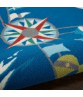 Nourison SUN N' SHADE Area Rug Waverly Sun N' Shade Area Rug SND89-Navy