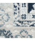 Nourison Dekor Grey Navy DEK02 5 ft. 3 in. X 7 ft. Rect. Rug