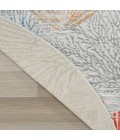 Nourison Pompeii Multicolor PMP04 5 ft. 3 in. X Round Rug
