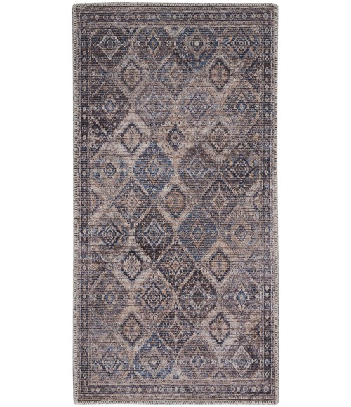 Nicole Curtis Machine Washable Series 1 Area Rug SR103 Ivory/Latte 2' x 4'