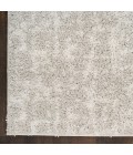 Nourison Modern Shag Grey Ivory MMD06 7 ft. 10 in. X 9 ft. 10 in. Rect. Rug