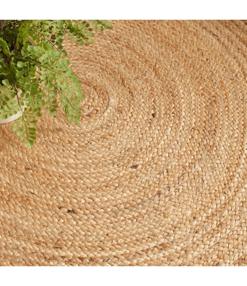 Nourison Natural Jute Natural NJT03 6 ft. X Round Rug