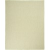 Nourison Courtyard - Cou01 Ivory Green Area Rug 9 ft. X 12 ft. Rectangle