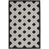 Nourison Home Aloha ALH26 Black White 2 ft. 8 in. X 4 ft. Area Rug