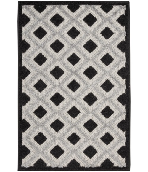 Nourison Aloha Area Rug ALH26-Black White