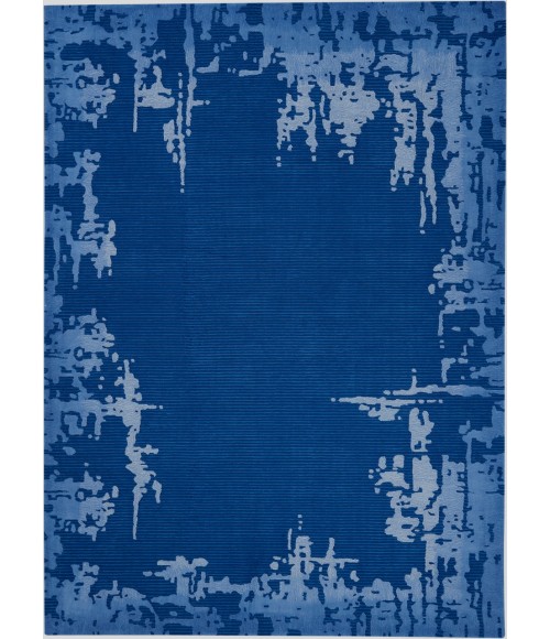 Nourison SYMMETRY Area Rug Nourison Symmetry Area Rug SMM02-Navy Blue