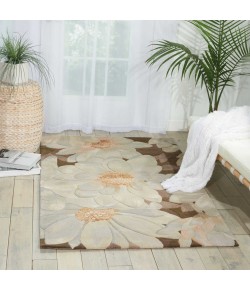 Nourison Tropics - Ts13 Mocha Area Rug 8 ft. X 11 ft. Rectangle