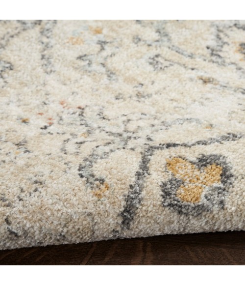 Nourison Oushak Home Cream OUS01 2 ft. X 6 ft. Rect. Rug