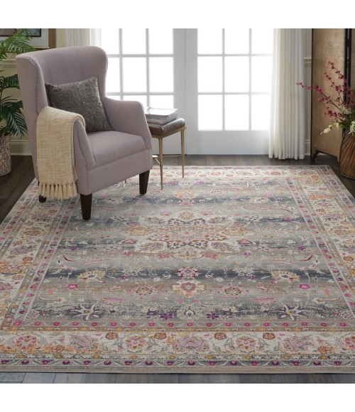 Nourison Vintage Kashan Area Rug VKA01-Grey