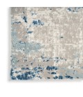 Nourison Concerto Ivory Grey Blue CNC01 5 ft. X Square Rug