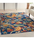 Nourison Allur Area Rug ALR09-Navy Multicolor