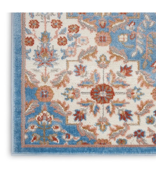 Nourison Elation Area Rug ETN08-Ivory Blue