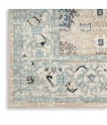 Nourison Home Washable Decor Taupe Blue WSD12 9 ft. X 12 ft. Rectangle Rug
