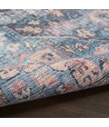 Nicole Curtis Machine Washable Series 1 Area Rug SR101 Blue 7' Runner