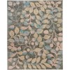 Nourison Tranquil(Traql) - Tra03 Grey Beige Area Rug 8 ft. X 10 ft. Rectangle