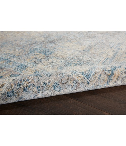Nourison STARRY NIGHTS Area Rug Nourison Starry Nights Area Rug STN06-Cream Blue