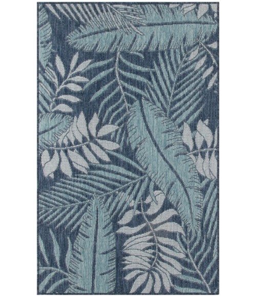 Nourison Garden Oasis Navy GOA02 3 ft. X 5 ft. Rectangle Rug