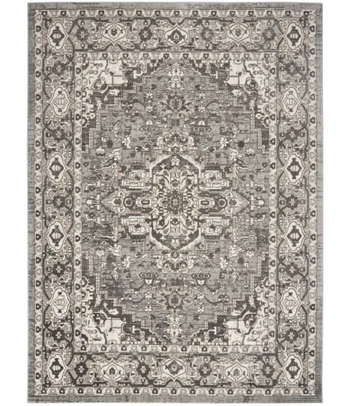 Nourison Quarry Grey QUA05 4 ft. X 6 ft. Rect. Rug