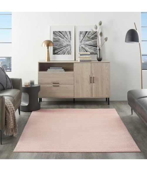 Nourison Essentials Pink Area Rug NRE01-Pink