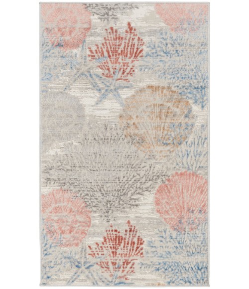 Nourison Seaside Multicolor SDS04 2 ft. X 3 ft. Rect. Rug