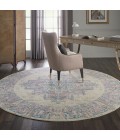 Nourison Grafix Round Area Rug GRF14-Ivory/Pink