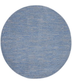 Nourison Essentials - Nre01 Blue Grey Area Rug 6 ft. X Round