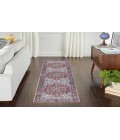 Nicole Curtis Machine Washable Series 1 Brick Ivory SR104 2 ft. X 6 ft. Rectangle Rug
