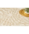 Nourison Ambiance Ivory Gold AMI02 3 ft. 11 in. X 5 ft. 11 in. Rectangle Rug