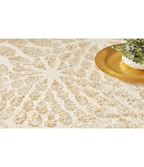 Nourison Ambiance Ivory Gold AMI02 3 ft. 11 in. X 5 ft. 11 in. Rectangle Rug