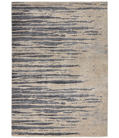 kathy ireland Home Moroccan Celebration Area Rug KI387-Blue/Beige