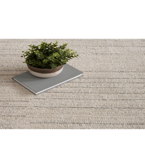 Nourison Santa Cruz Ivory Grey SCZ02 7 ft. 10 in. X 9 ft. 10 in. Rectangle Rug