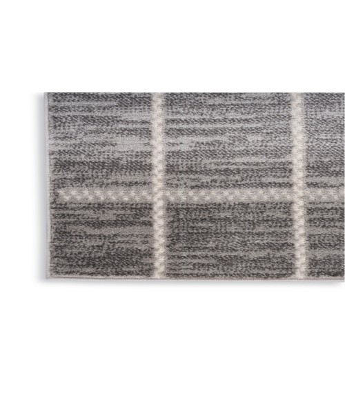 Nourison Serenity Home Grey Ivory SRH05 7 ft. 10 in. X 9 ft. 10 in. Rectangle Rug