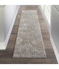 Nourison MA90 UPTOWN Area Rug Michael Amini MA90 Uptown Runner Area Rug UPT02-Beige/Grey