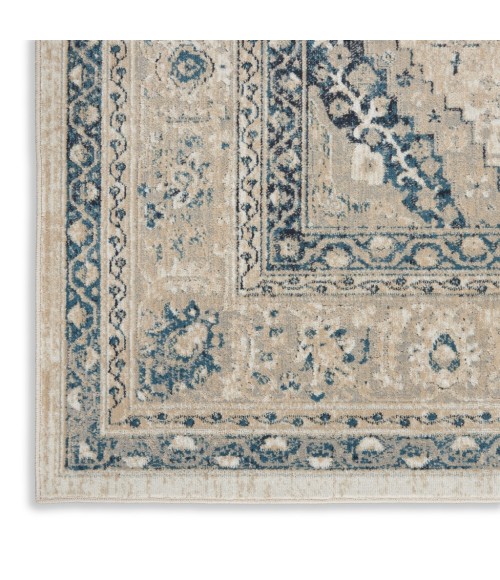 Kathy Ireland Malta Area Rug MAI18-Ivory/Grey