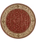 Nourison Somerset Round Area Rug ST02-Red