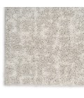 Nourison Home Modern Shag Grey Ivory MMD06 5 ft. 3 in. X 7 ft. Rectangle Rug