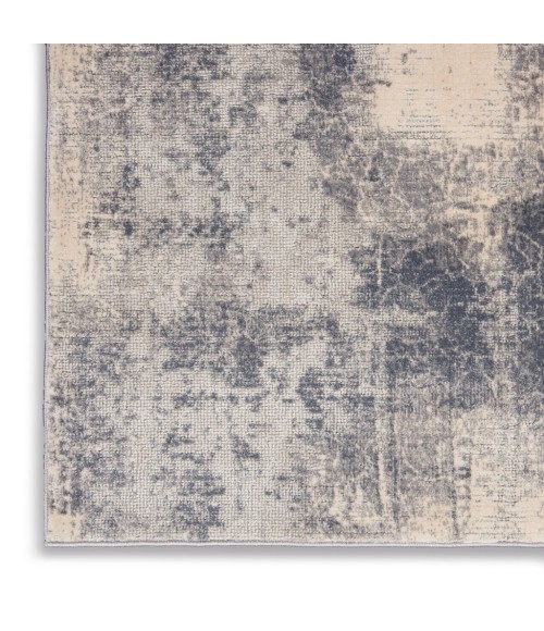 Nourison Rustic Textures Area Rug RUS02-Blue/Ivory