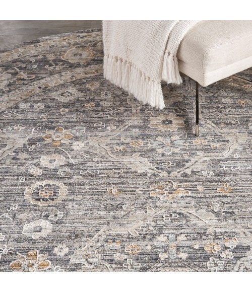 Nourison Lynx Slate Multicolor LNX03 8 ft. X Round Rug