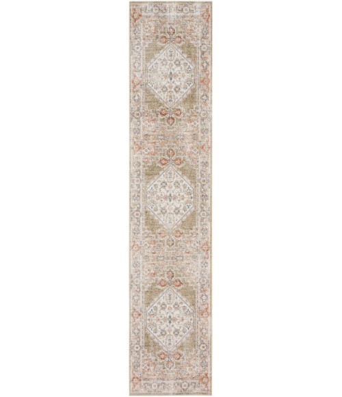 Nourison Astra Machine Washable Area Rug ASW11 Sage Multi
