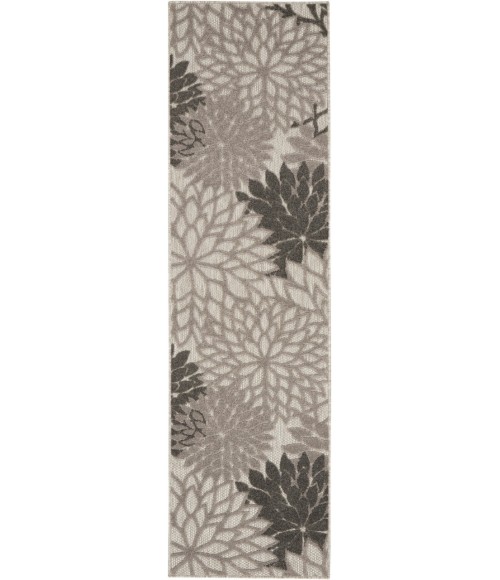 Nourison Aloha Runner Area Rug ALH05-Silver Grey