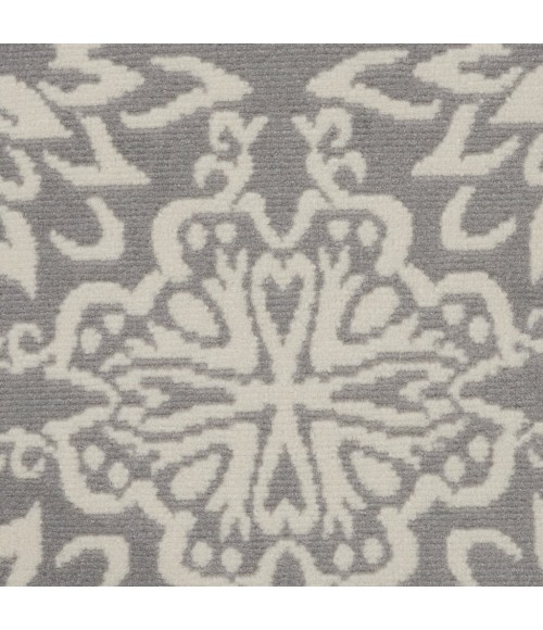 Nourison Jubilant Round Area Rug JUB06-Ivory/Grey