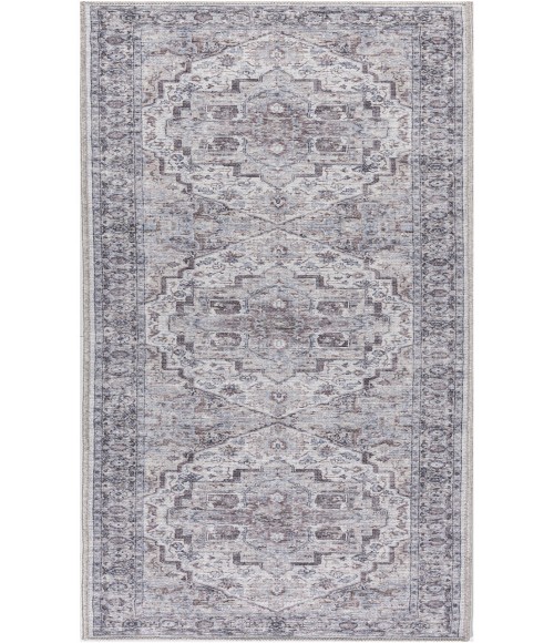 Nicole Curtis Machine Washable Series 1 Ivory Beige SR101 2 ft. X 6 ft. Rectangle Rug
