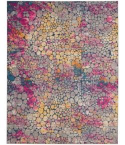 Nourison Passion - Psn34 Yellow Multi Area Rug 6 ft. 7 X 9 ft. 6 Rectangle