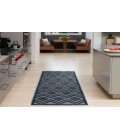 Nourison Versatile Navy Blue NRV01 2 ft. X 6 ft. Rectangle Rug
