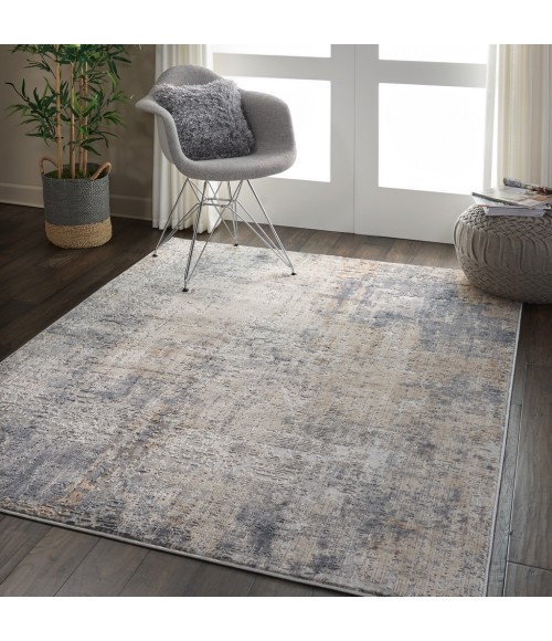 Nourison Rustic Textures Area Rug RUS01-Grey/Beige