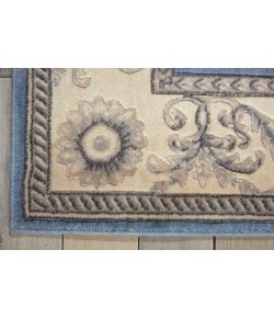 Nourison Somerset - St02 Light Blue Area Rug 5 ft. 3 X 7 ft. 5 Rectangle